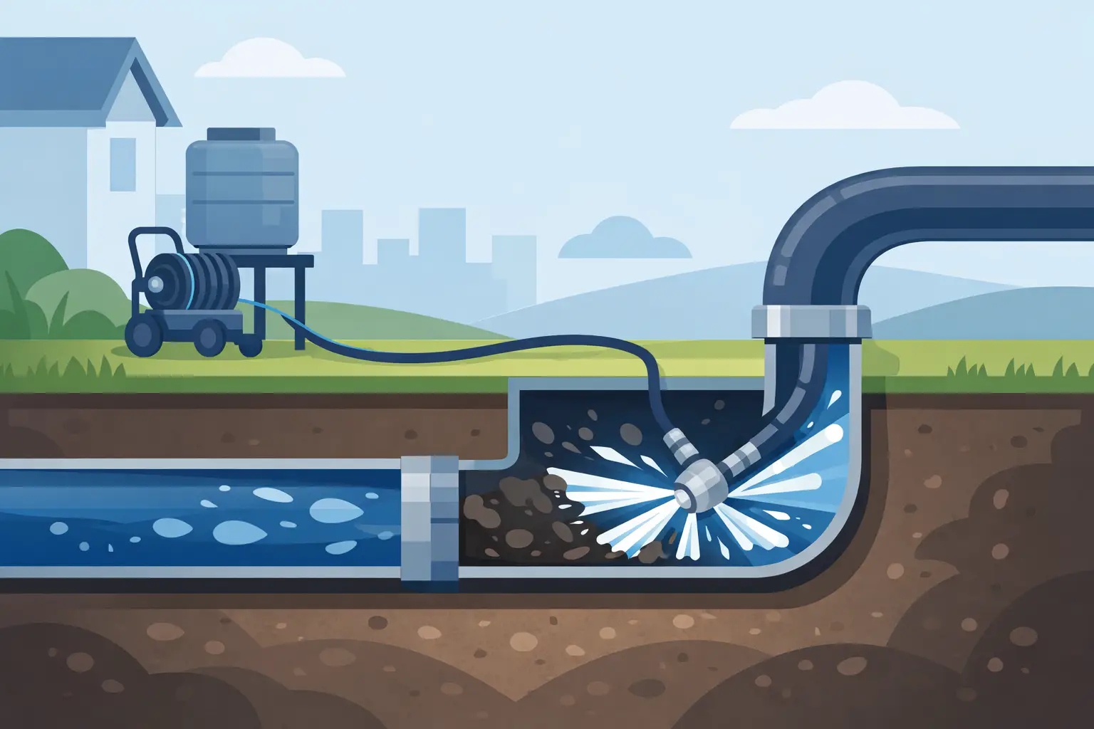 How Does Hydro Jetting Work - Drain Cleaning Experts in Burlington, IA How Does Hydro Jetting Work?