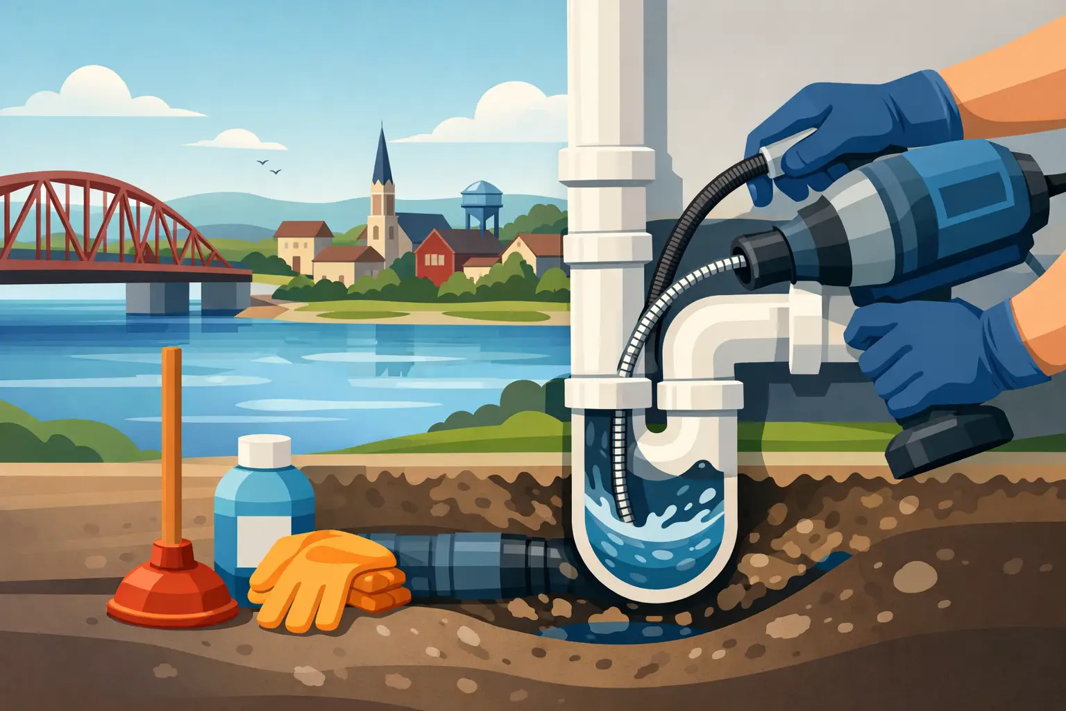 Burlington Iowa Drain Cleaning That Lasts