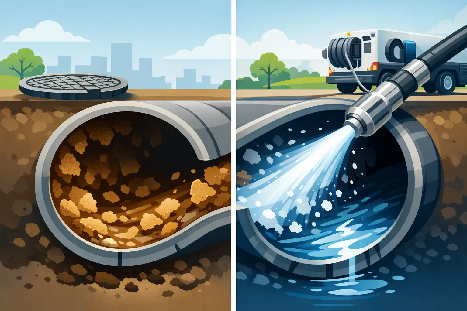 Can Jetting Remove Scale From Sewer Pipes?