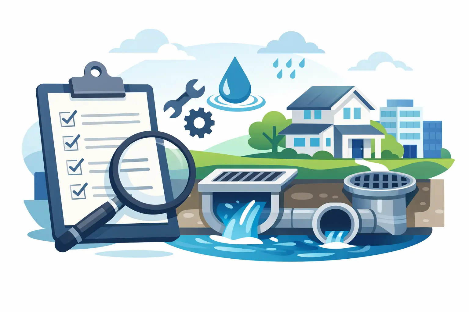 Drainage Maintenance Checklist for Every Property - Drain Cleaning Experts in Burlington, IA Drainage Maintenance Checklist for Every Property