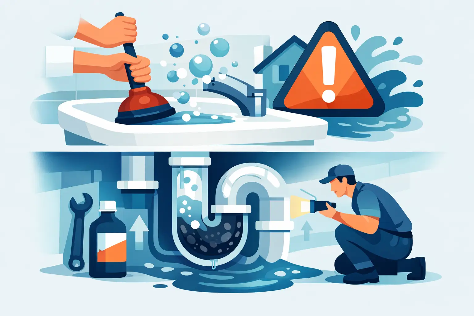 How to Fix Gurgling Drains Before They Back Up