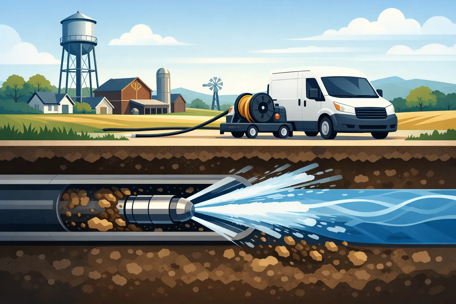 Hydro Jetting in Stronghurst IL for Tough Clogs - Drain Cleaning Experts in Burlington, IA Hydro Jetting in Stronghurst, IL for Tough Clogs