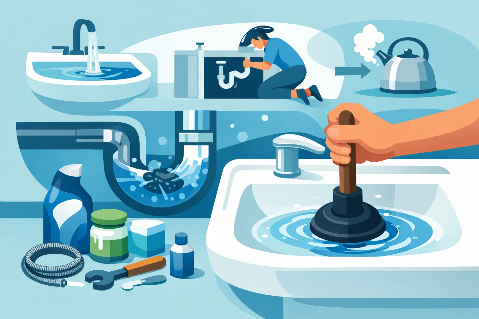 7 Slow Draining Sink Solutions That Work