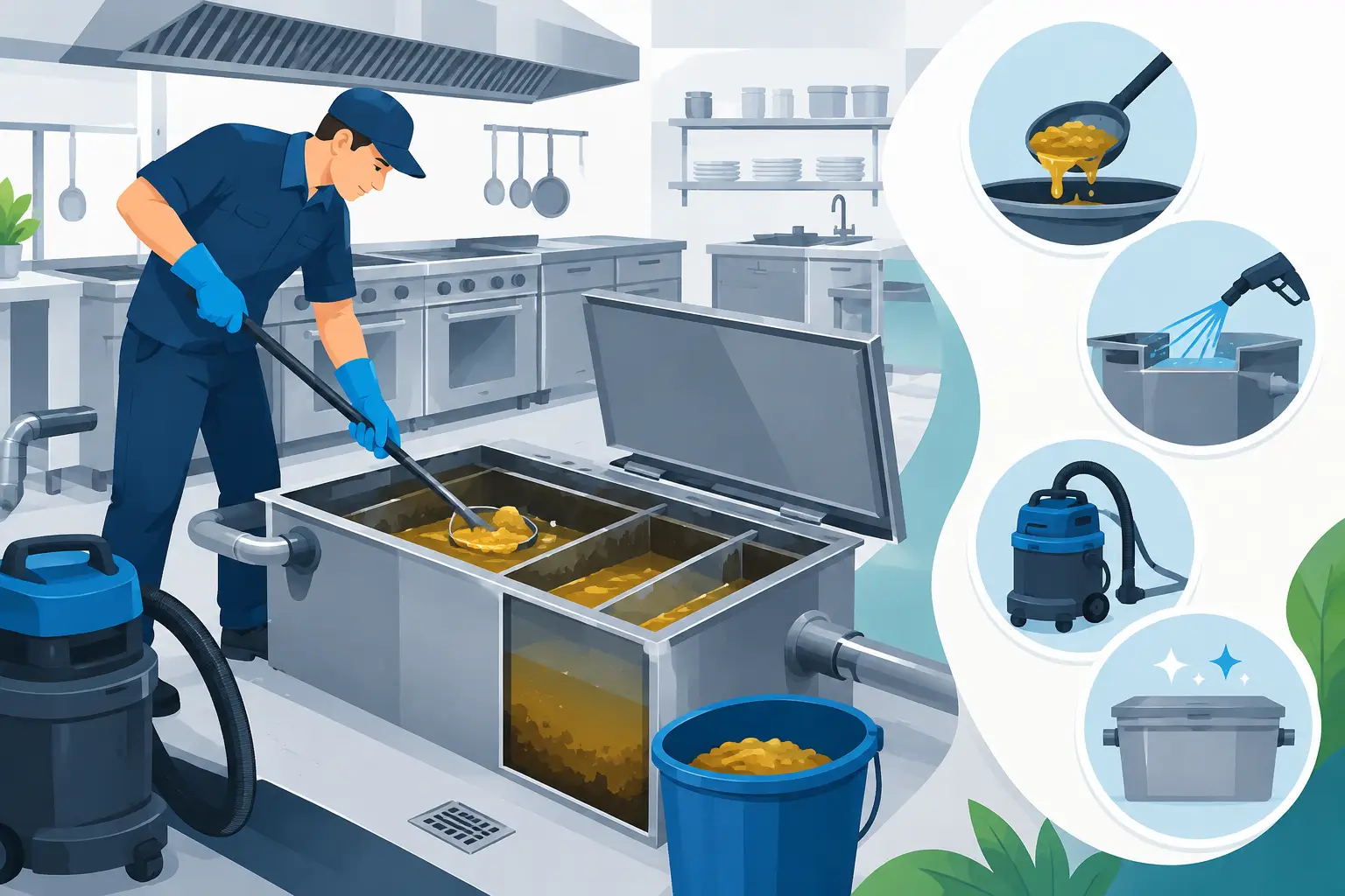 Best Grease Trap Cleaning Methods for Kitchens