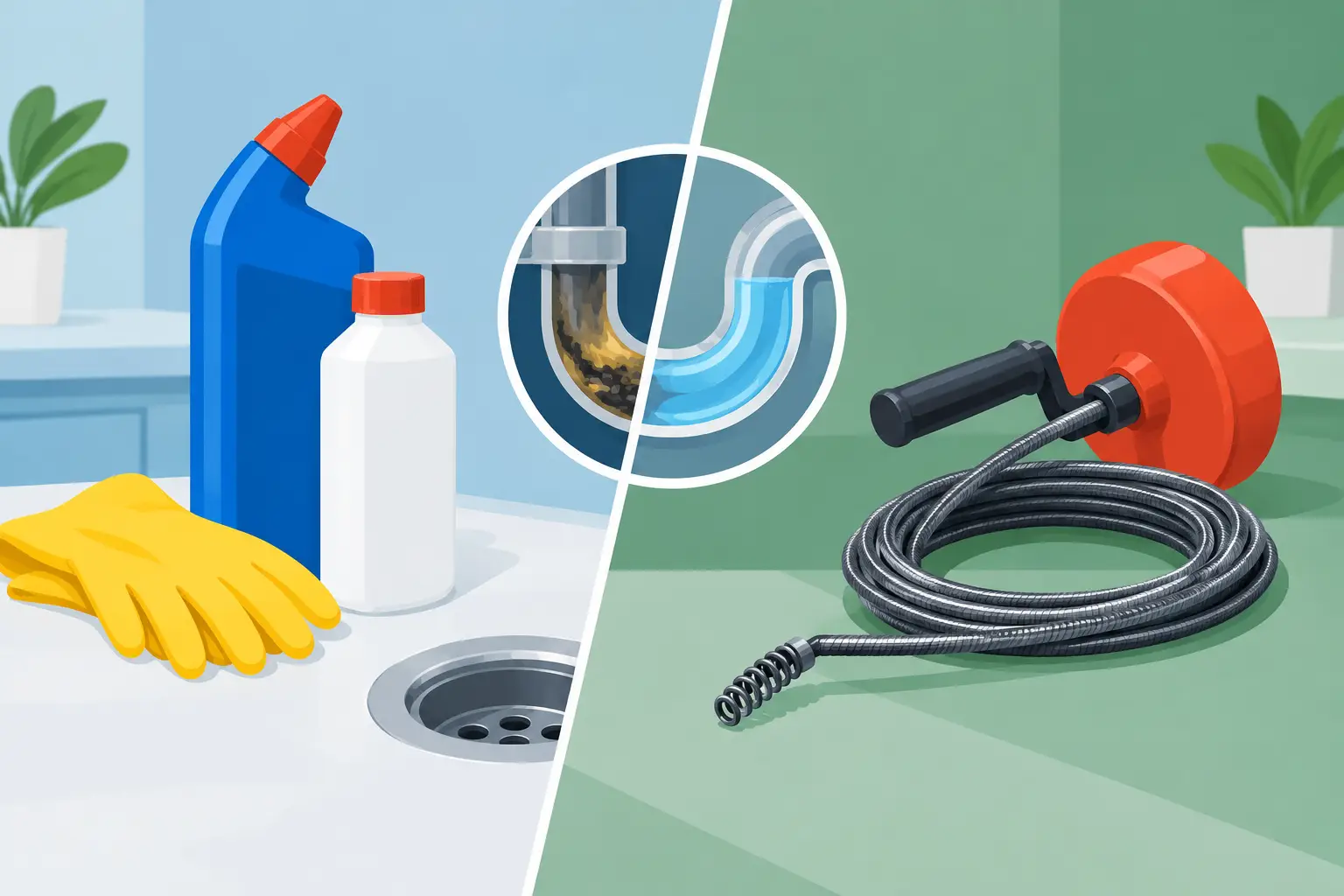 Chemical Cleaners Versus Drain Cables: What Works?