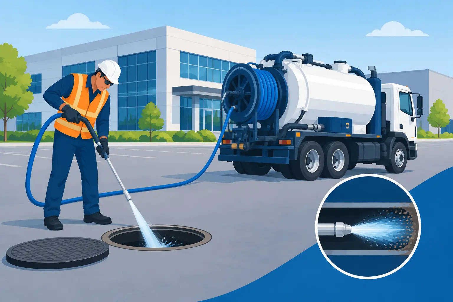 Commercial Hydro Jetting Service Guide for Businesses