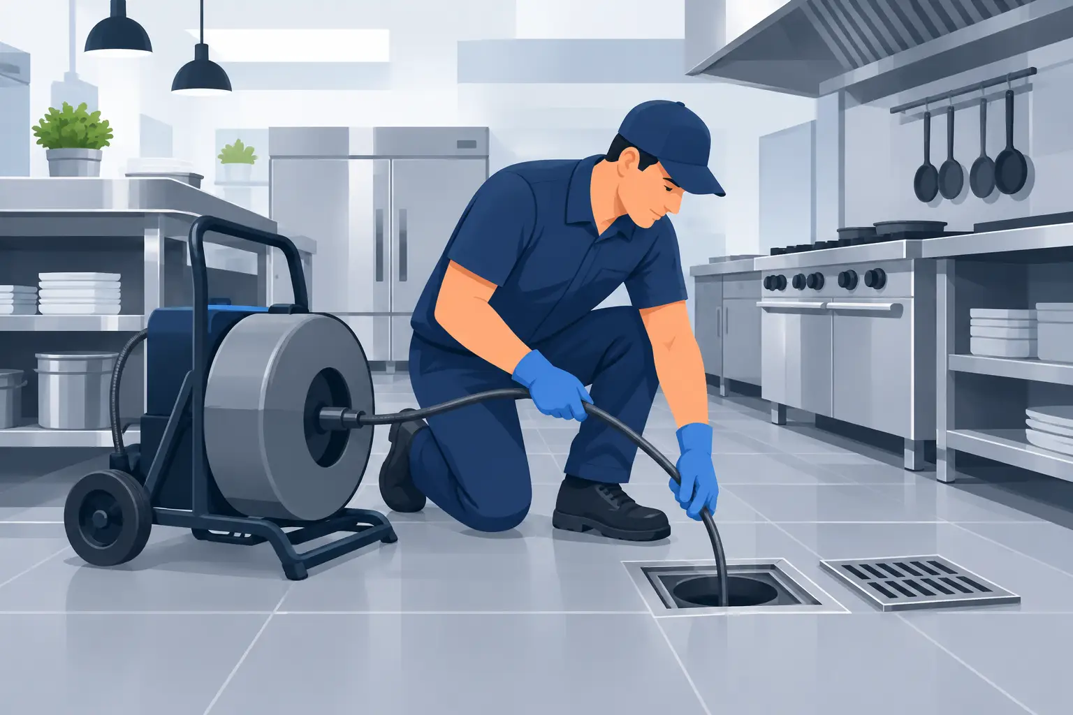 Commercial Kitchen Drain Cleaning That Keeps Up