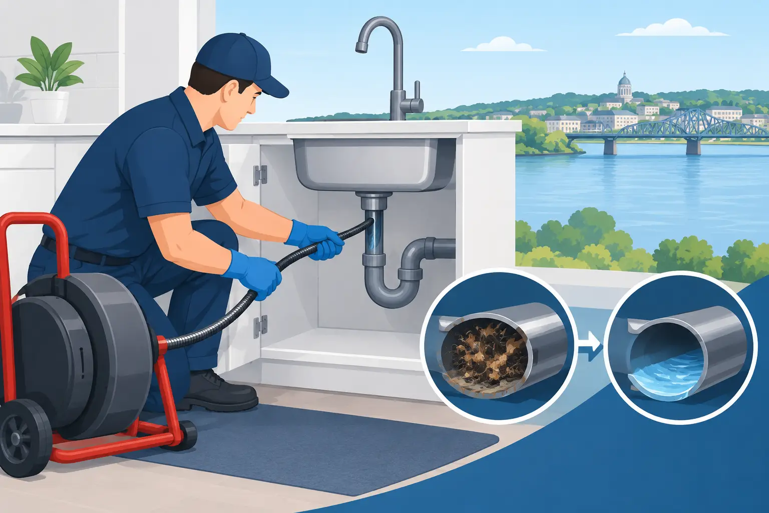 Drain Cleaning in Keokuk, IA for Tough Clogs